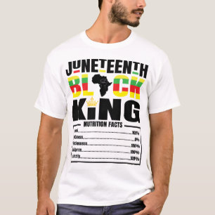 Juneteenth Black King Melanin Vathers Day Pride T-Shirt