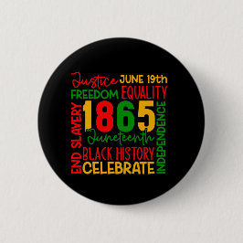 Juneteenth Buttons