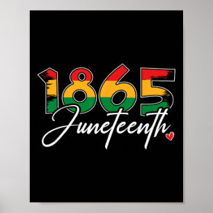Juneteenth Celebrate Black Freedom 1865 18. Poster