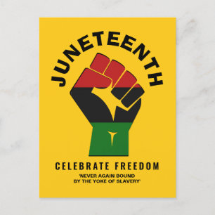 JUNETEENTH Celebrate Freedom Postkarte