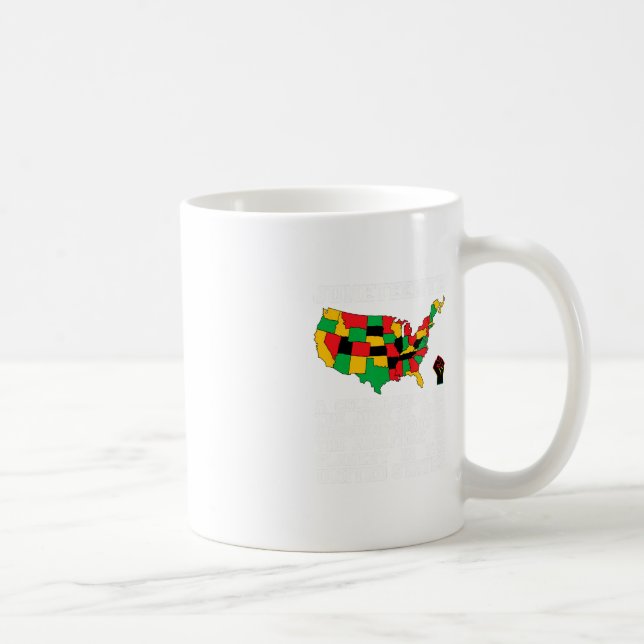 Juneteenth Celebrates Black African American Freed Kaffeetasse (Rechts)