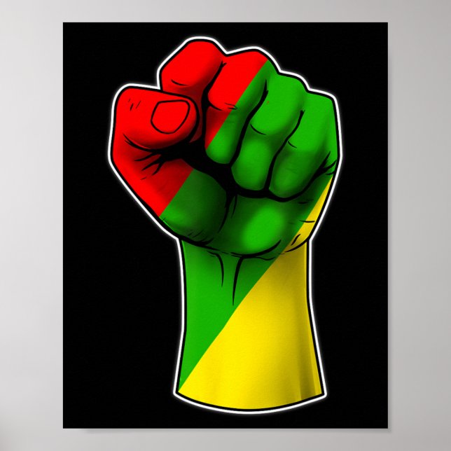 Juneteenth Celebrates Black African American Freed Poster (Vorne)