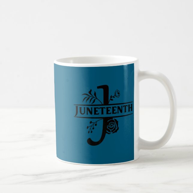 Juneteenth Ehefrau Frauen Mutter Königin Melanin M Kaffeetasse (Rechts)