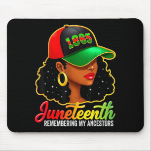 Juneteenth erinnert an Vorfahren schwarze Frauen Mousepad