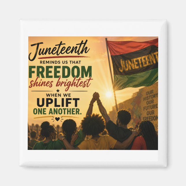 Juneteenth-Feier Magnet (Vorne)