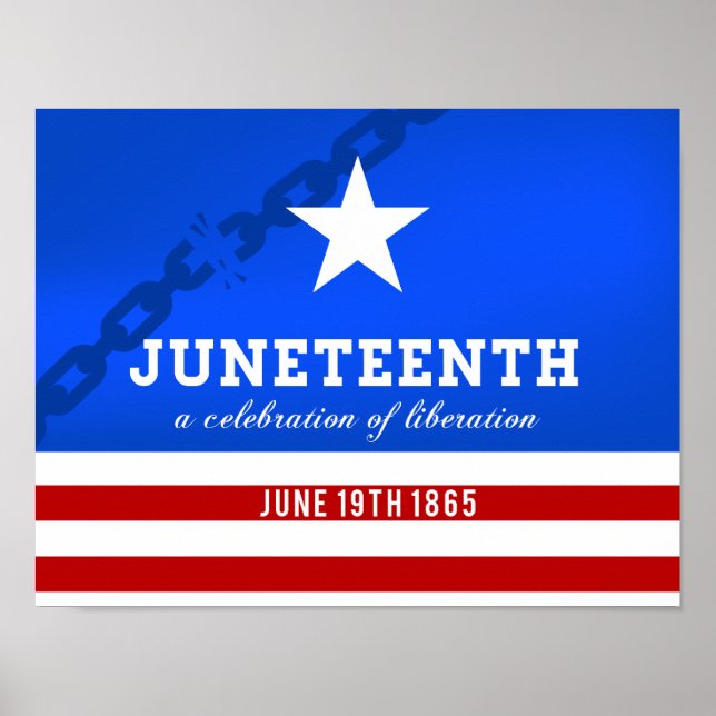 Juneteenth - Feier zur Befreiung Poster (Vorne)