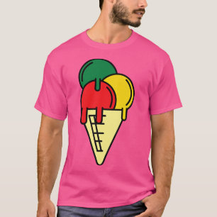 Juneteenth feiert Black Freedom Ice Cream Lov T-Shirt
