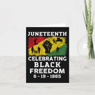 Juneteenth feiert Schwarze Freiheit 1865 Afrikanis Karte