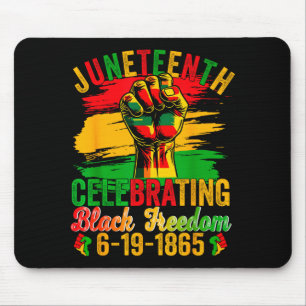 Juneteenth feiert schwarze Freiheit 1865 Männer Mousepad