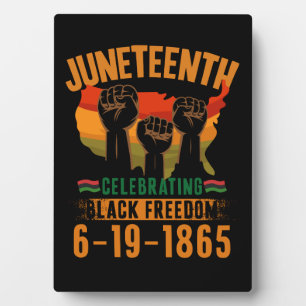 Juneteenth feiert schwarze Freiheit 186 Afrika Fotoplatte
