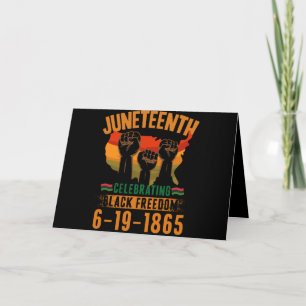 Juneteenth feiert schwarze Freiheit 186 Afrikanisc Karte