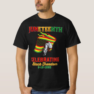 Juneteenth feiert schwarze Freiheit 6 19 1865 T-Shirt