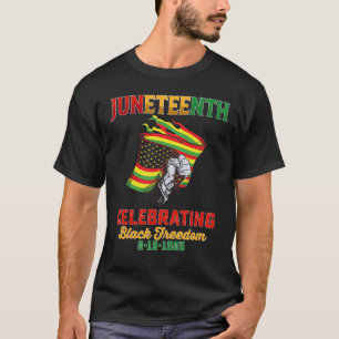 Juneteenth feiert schwarze Freiheit 6 19 1865 T-Shirt