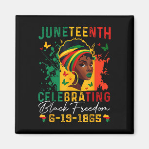 Juneteenth feiert schwarze Freiheit Juneteenth 18 Magnet