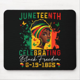 Juneteenth feiert schwarze Freiheit Juneteenth 18 Mousepad