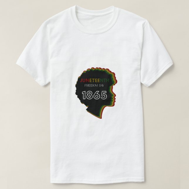 Juneteenth Freedom Day 1865 Feierdesign T-Shirt (Design vorne)