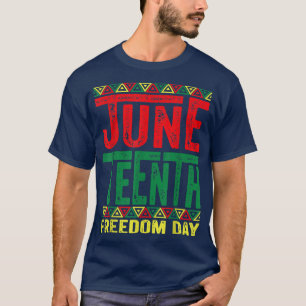 Juneteenth Freedom Day Stolz 1865 Schwarze Geschic T-Shirt