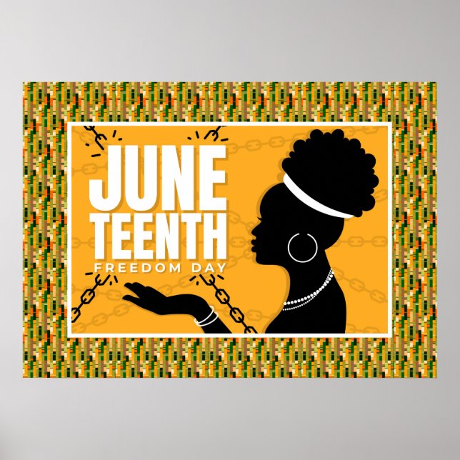Juneteenth Freedom Poster (Vorne)
