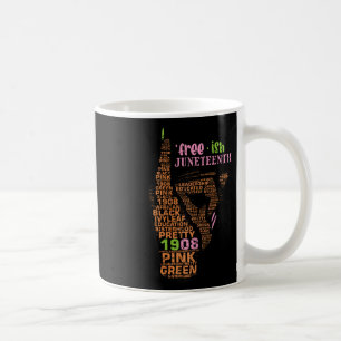 Juneteenth Freeish Pinky 1908 Black African Americ Kaffeetasse