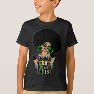 Juneteenth Frei-so 1865 Afro Busch Afrika Amerika T-Shirt