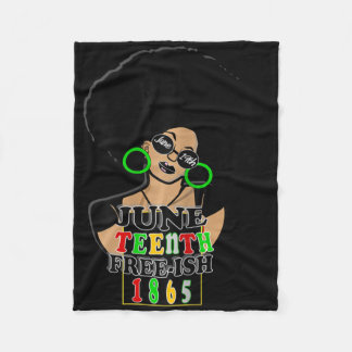 Juneteenth Frei-so 1865 Afro Busch Afrikanisch Ame Fleecedecke