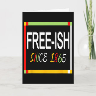 Juneteenth Frei-so 1865 Freiheit Emanzipation Schw Karte