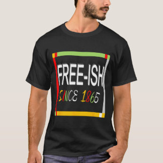 Juneteenth Frei-so 1865 Freiheit Emanzipation Schw T-Shirt