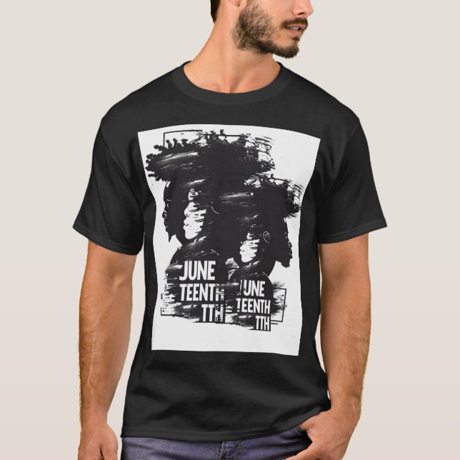 Juneteenth-Freiheitsfeier-Design | Afrikanisch  T-Shirt (Vorderseite)