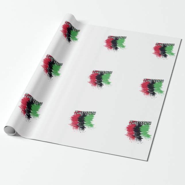 Juneteenth Geschenkpapier (Ungerollt)