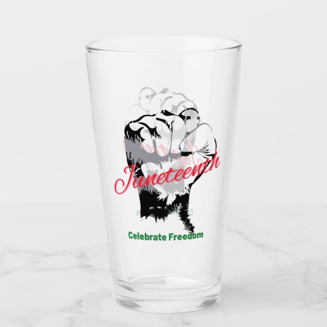 Juneteenth Glass Glas (Vorderseite)