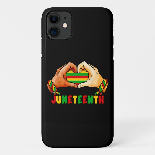 Juneteenth Heart Case-Mate iPhone Hülle (Rückseite)