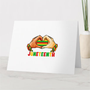 Juneteenth Herz  Karte