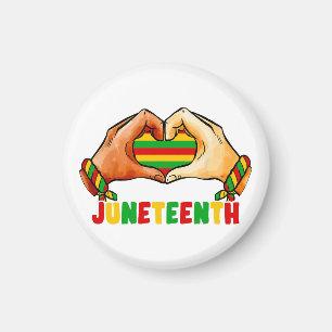 Juneteenth Herz  Magnet