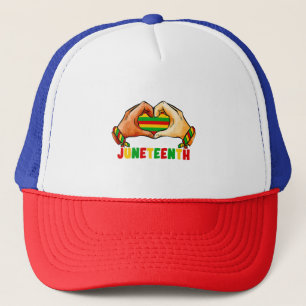 Juneteenth Herz Truckerkappe