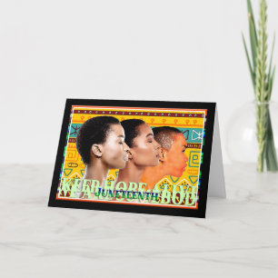 Juneteenth Hoffnung & Erbe Feiertagskarte
