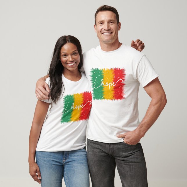 Juneteenth Hope - Schwarze Geschichte T-Shirt (Unisex)