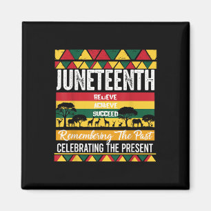 Juneteenth ist mein Unabhängigkeitstag Afrikanisch Magnet