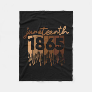 Juneteenth ist mein Unabhängigkeitstag frei Isch B Fleecedecke