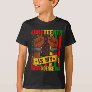 Juneteenth ist mein Unabhängigkeitstag frei Isch B T-Shirt