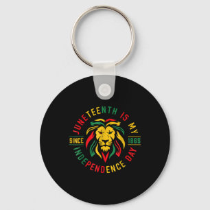 Juneteenth ist mein Unabhängigkeitstag Lion Free I Schlüsselanhänger