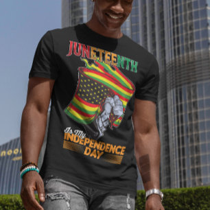 Juneteenth ist mein Unabhängigkeitstag Schwarze Fr T-Shirt