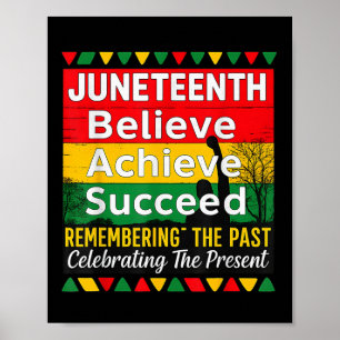 Juneteenth ist mein Unabhängigkeitstag Schwarzer S Poster