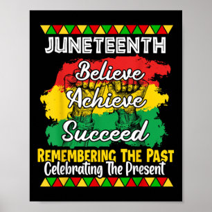 Juneteenth ist mein Unabhängigkeitstag Schwarzer S Poster