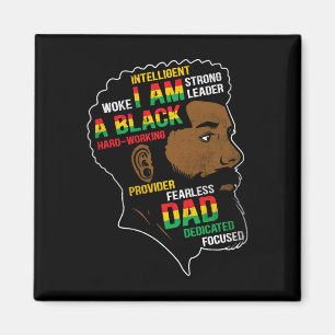 Juneteenth ist mein Unabhängigkeitstag Schwarzer V Magnet