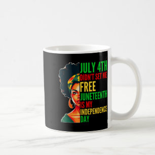 Juneteenth ist Unabhängigkeitstag Melanin Frauen R Kaffeetasse