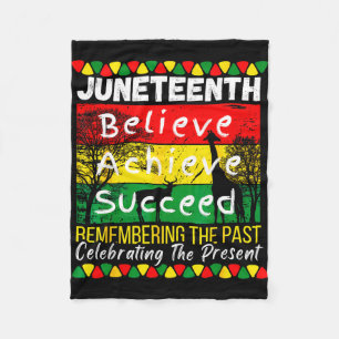 Juneteenth ist Unabhängigkeitstag schwarzer Stolz Fleecedecke