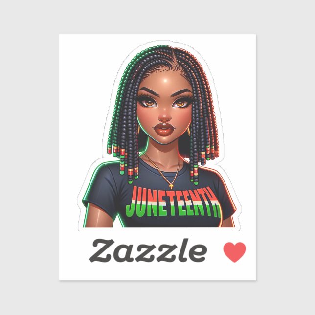 Juneteenth Joy Sticker (Blatt)