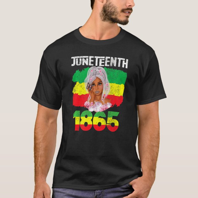 Juneteenth June 19th 1865 Juneteenth Freedom Day T-Shirt (Vorderseite)