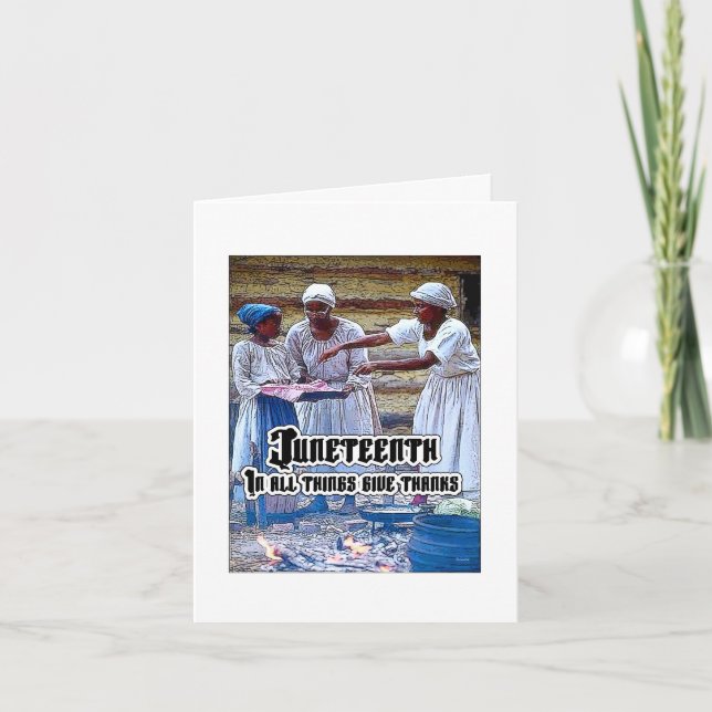 Juneteenth Karte (Vorderseite)