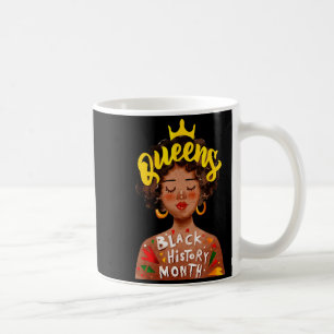 Juneteenth-Königin Schwarze Mädchen Magie Melanin  Kaffeetasse